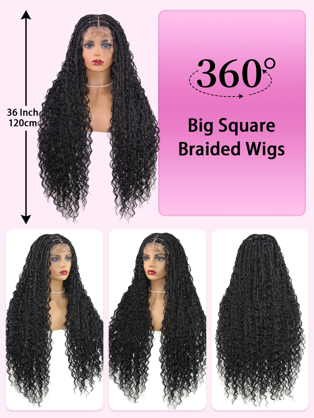Synthetic Boho Braided Wig