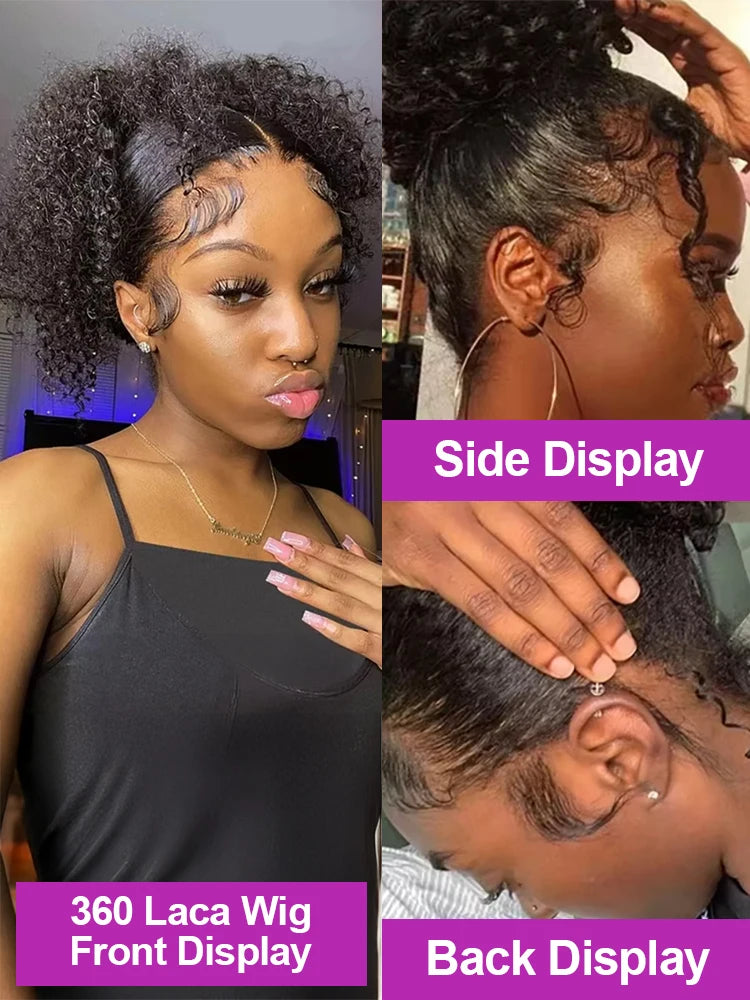 High Density Curly Water Wave Wigs