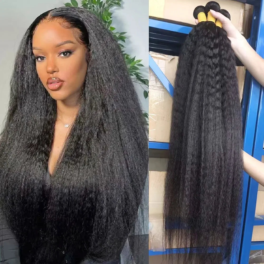 Kinky Straight Raw Hair Bundles