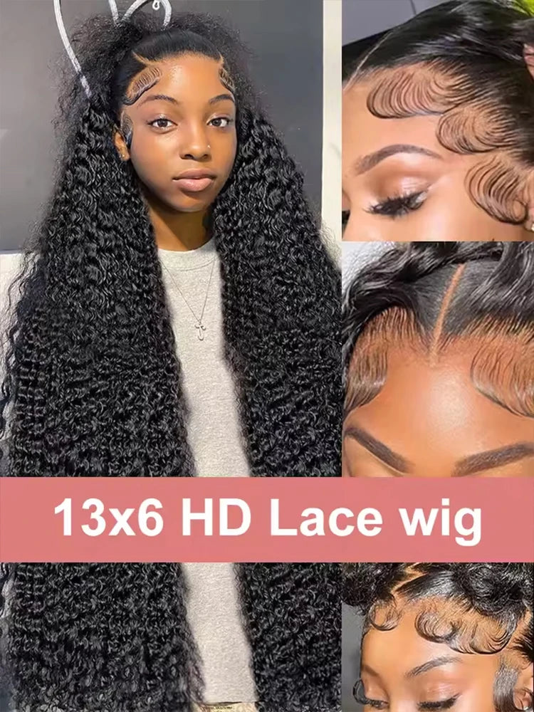 Glueless Loose Deep Wave Frontal Wig