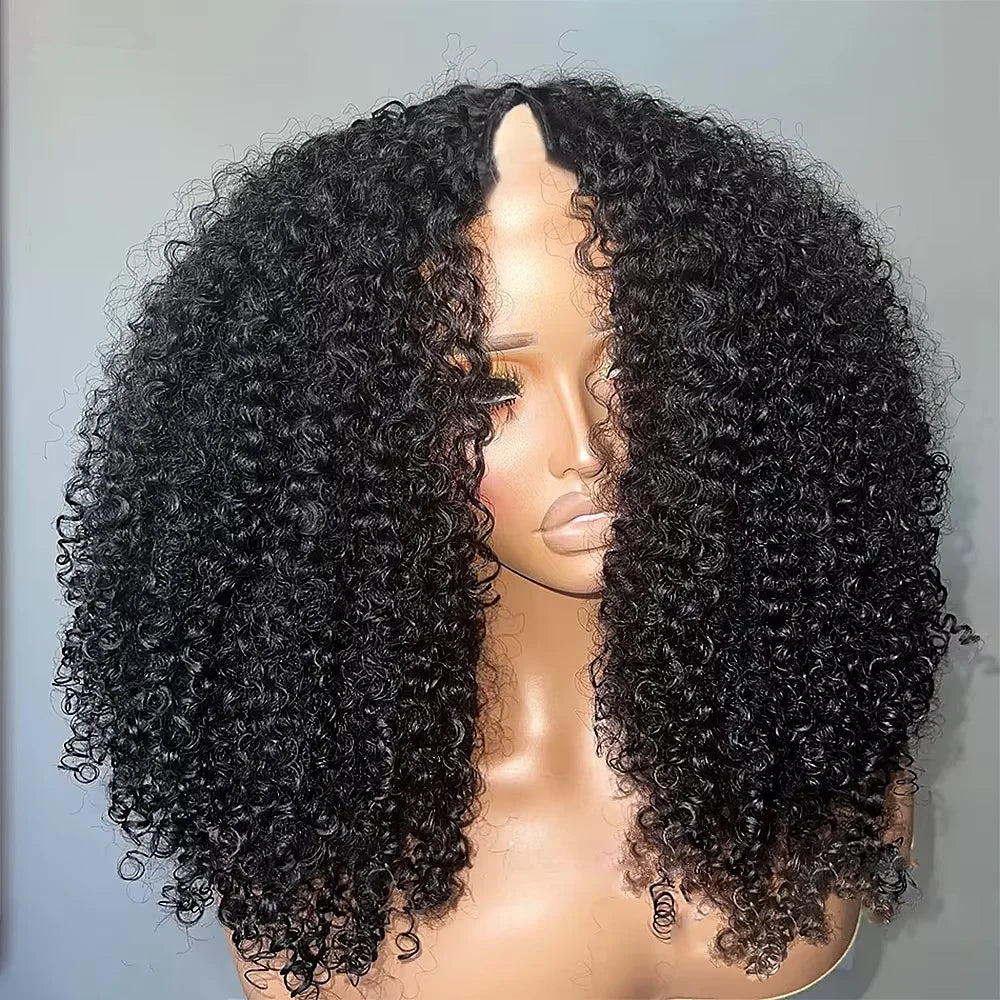 Silkwave V Part Kinky Curly Wig