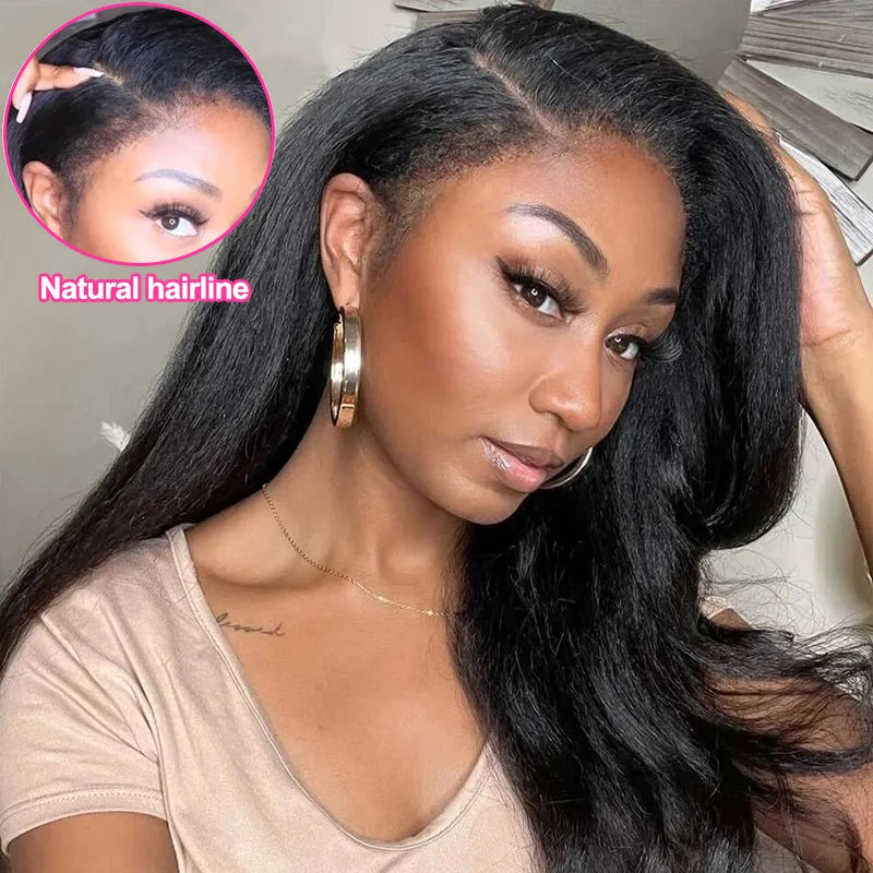 Brazilian Virgin Straight Kinky Wig