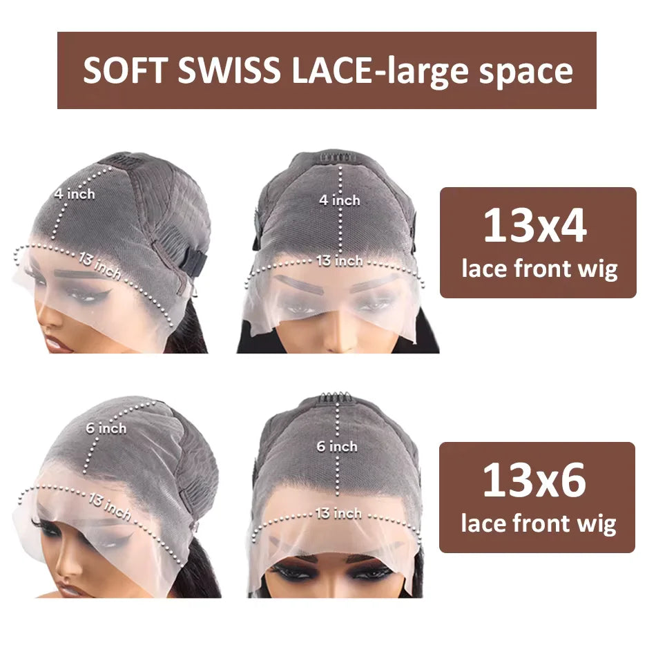 Chocolate Brown Curly Deep Wave Wig