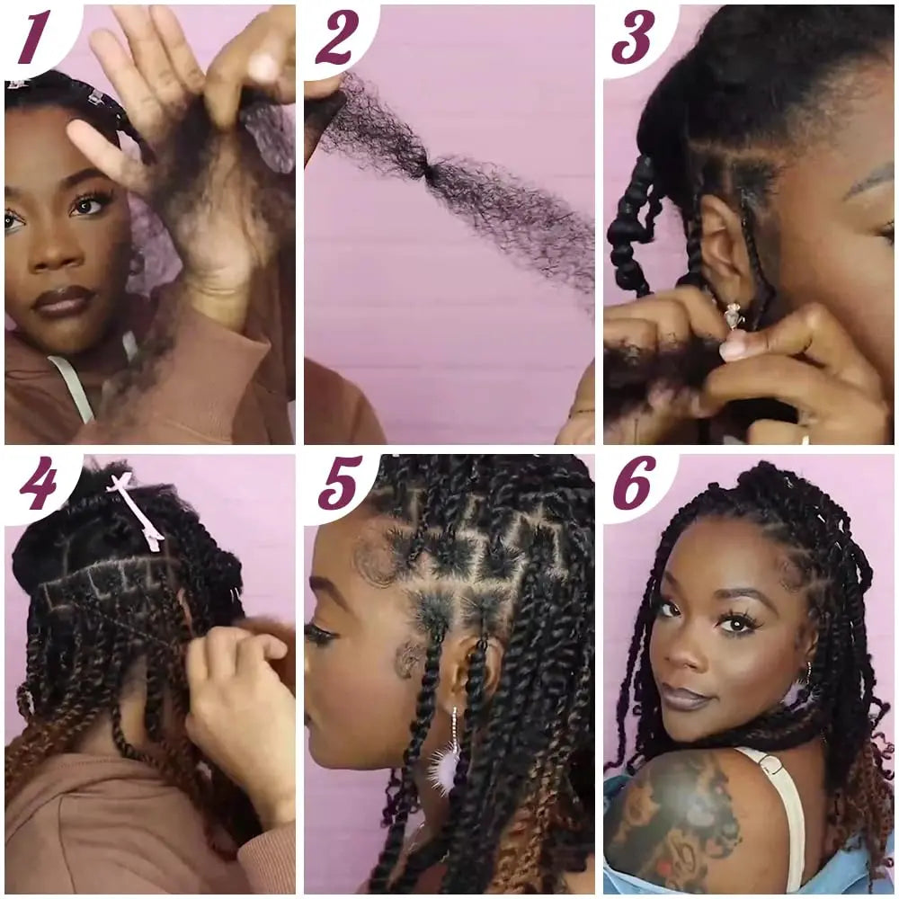 Afro Kinky Curly Braiding Bulk Hair Extensions