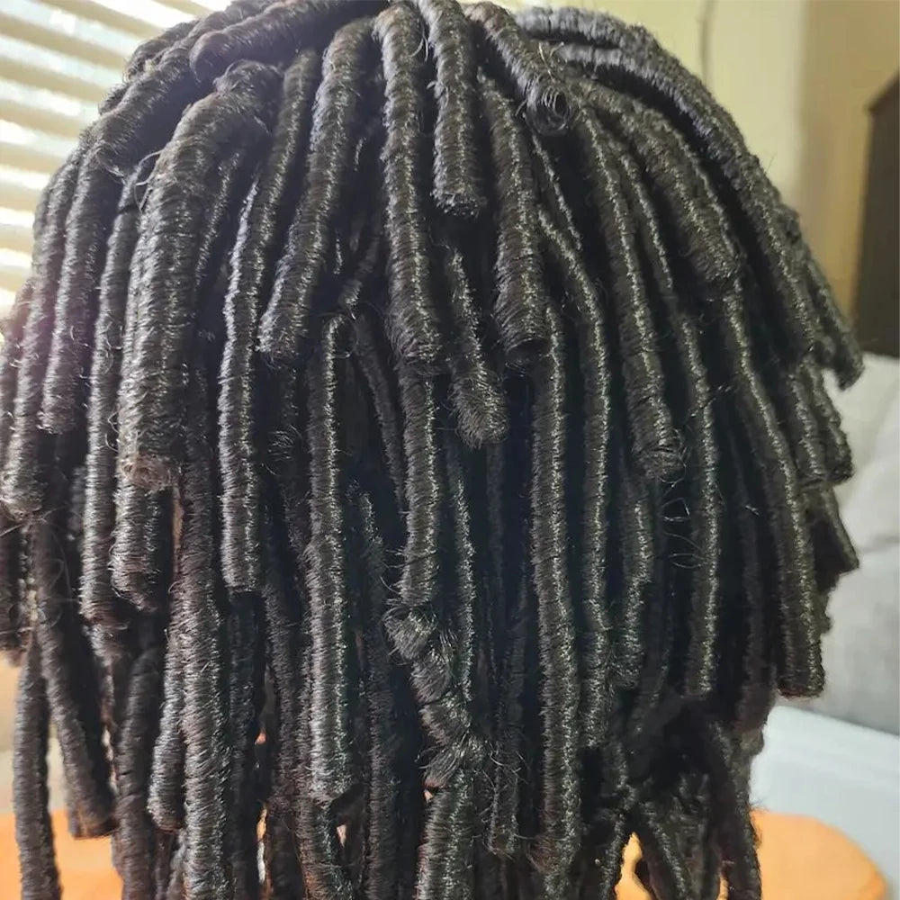 Synthetic Knotless Braided Locs