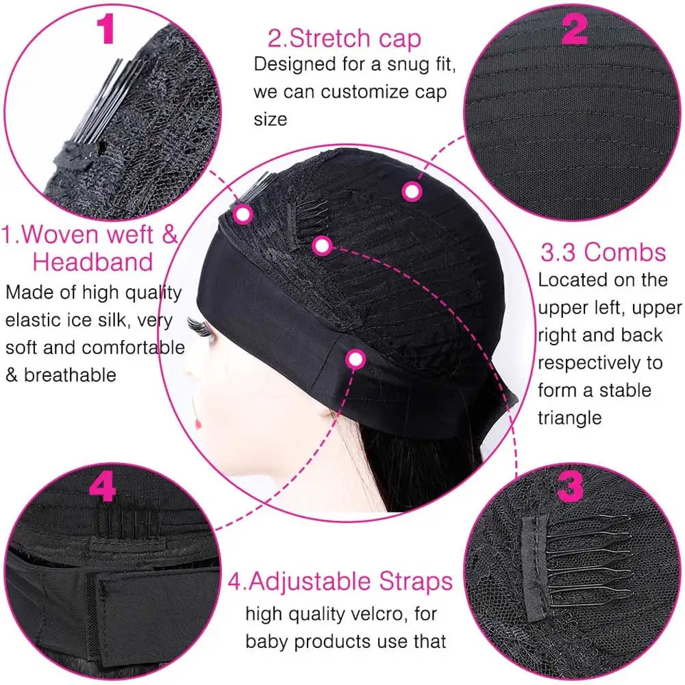 Deep Water Wave Headband Wigs