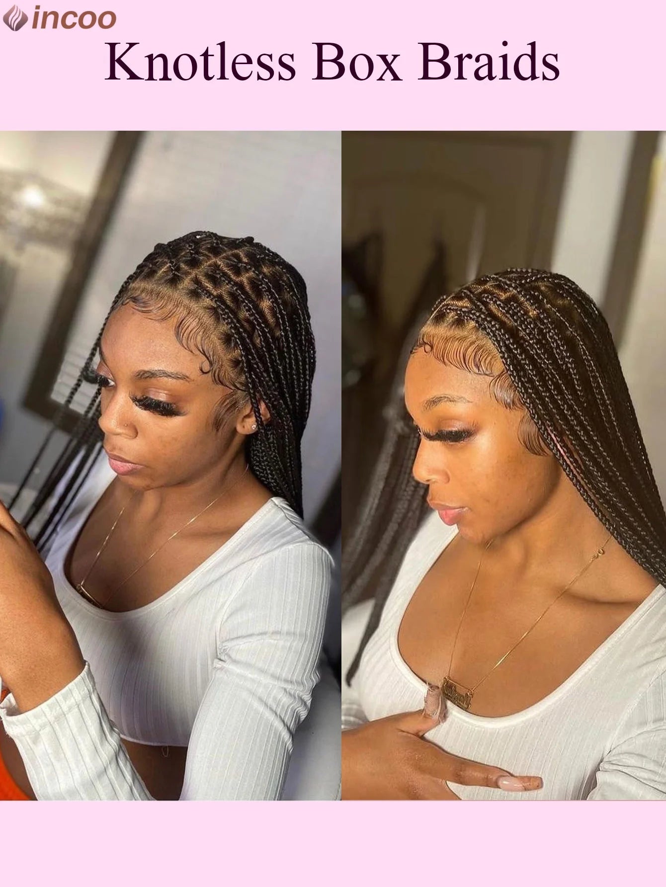 Colored Small Part Braided Wigs