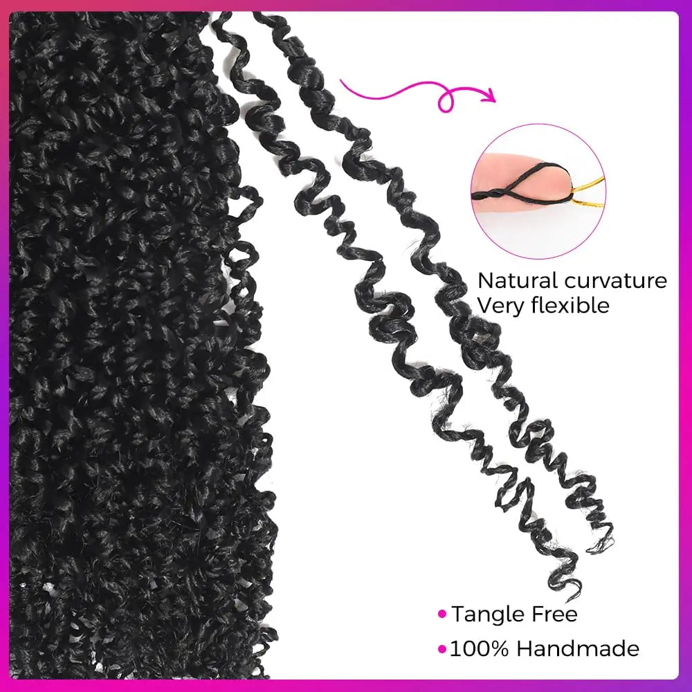 Yanky Twist Loop Feather Crochet Extension
