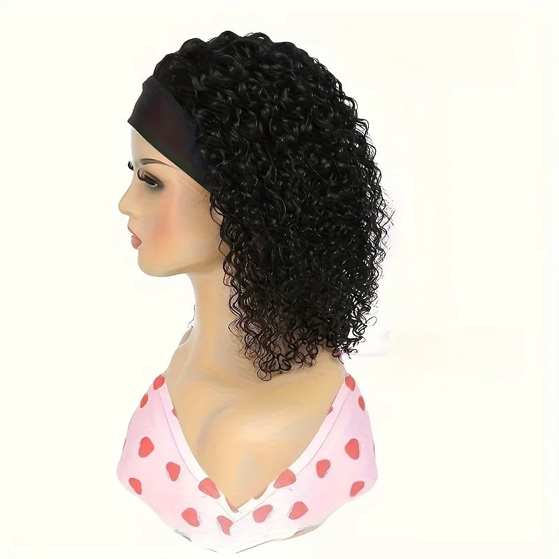 High Density Short Headband Bob Wig