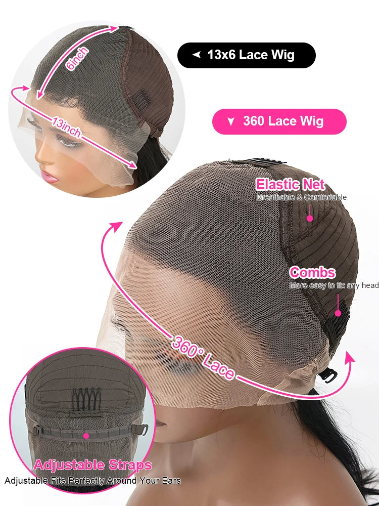 Brazilian Yaki Straight Kinky Wig