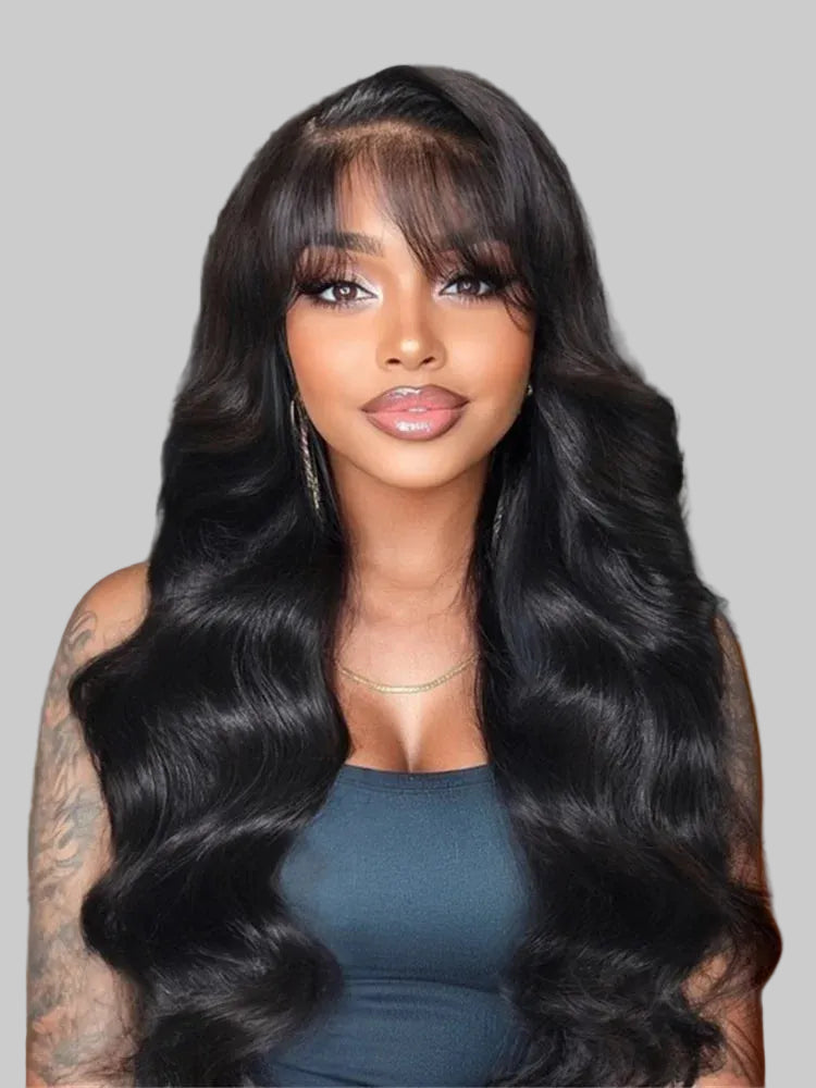 Side-Part Fluffy Loose Wave Wig