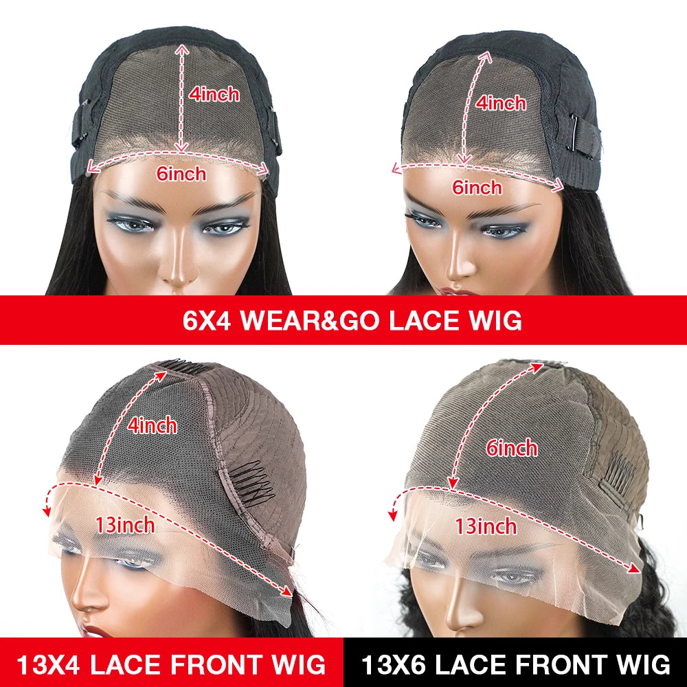 Yaki Kinky Straight Wigs With Curly Edges