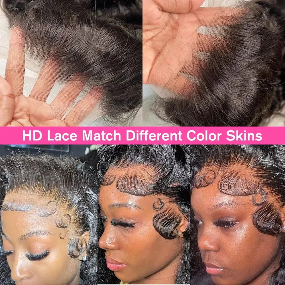 Glueless Bleached Knots Kinky Curl Wigs