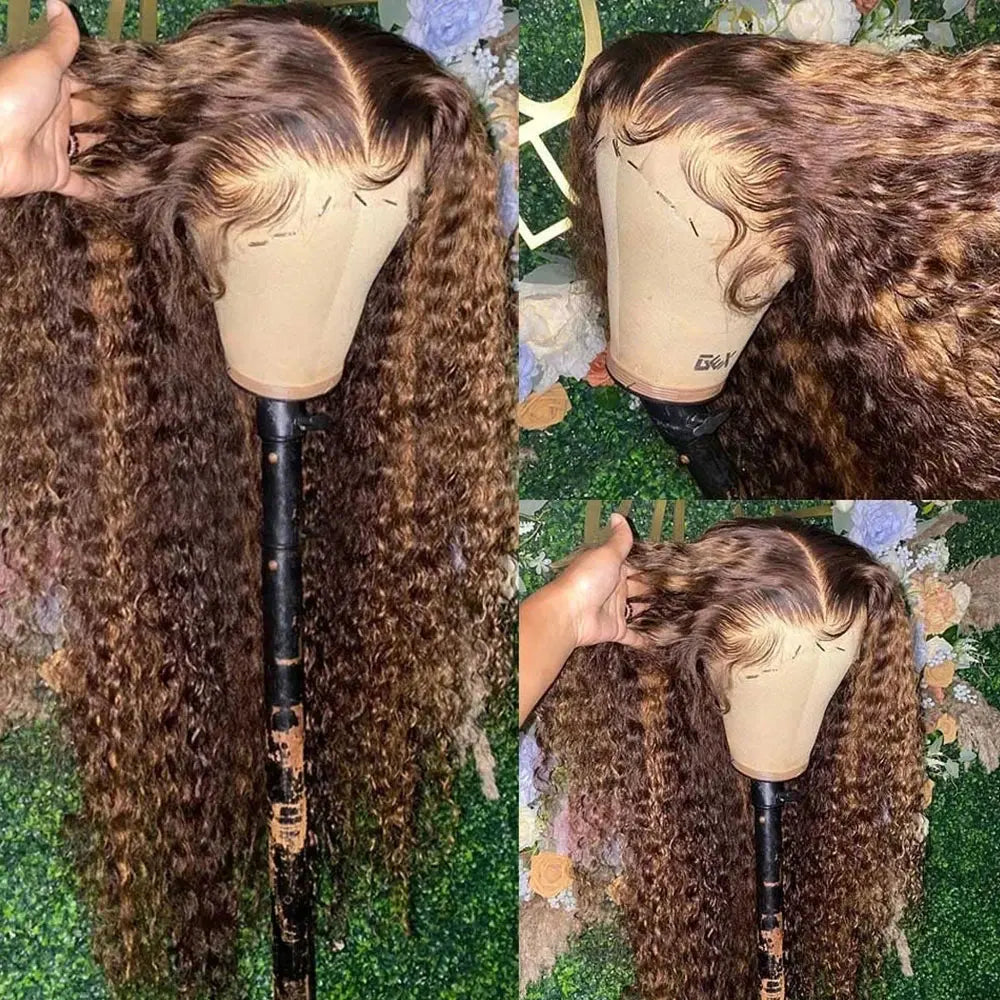 Glueless HD Deep Water Wave Wigs