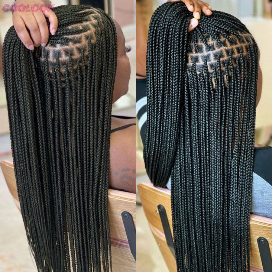 Small Square Knotless Braid Wig
