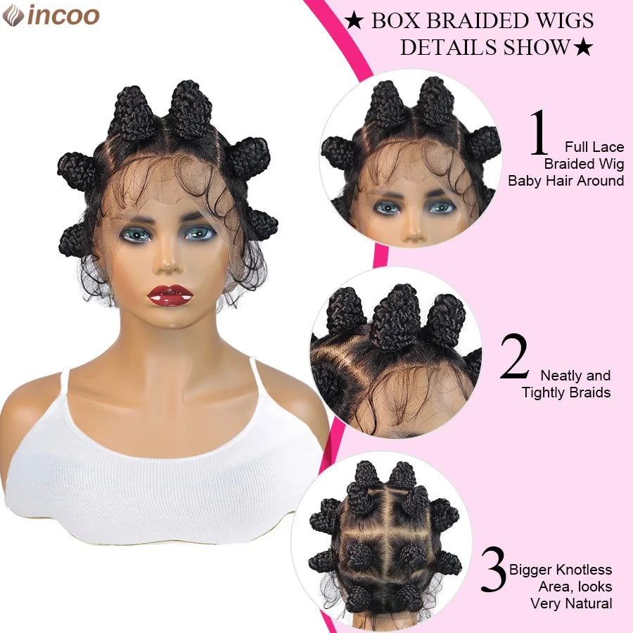Bantu Knots Braided Wigs