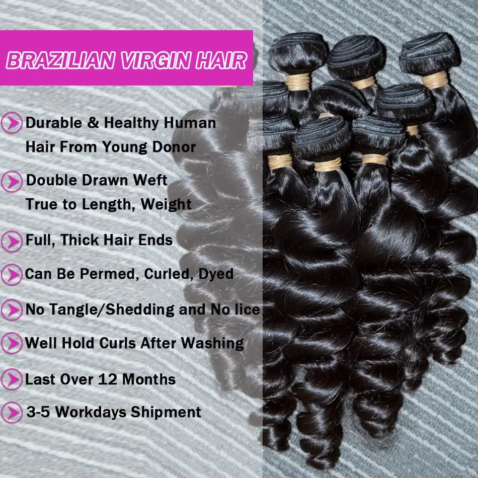Loose Wave Raw Burmese Curly Bundles