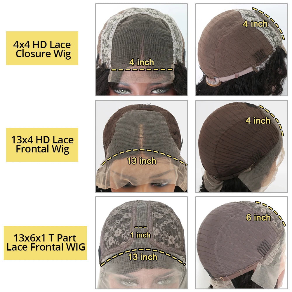 Loose Deep Wave Bob Wigs