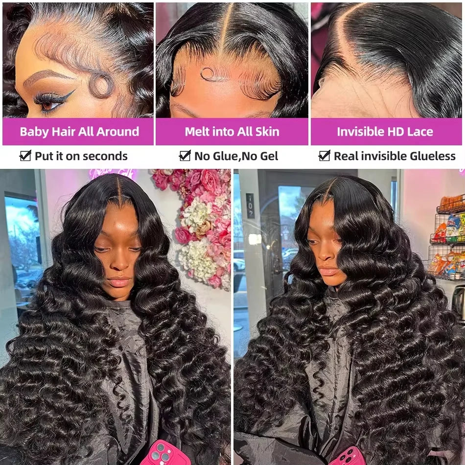 Brazilian Water Deep Wave Wig Curly