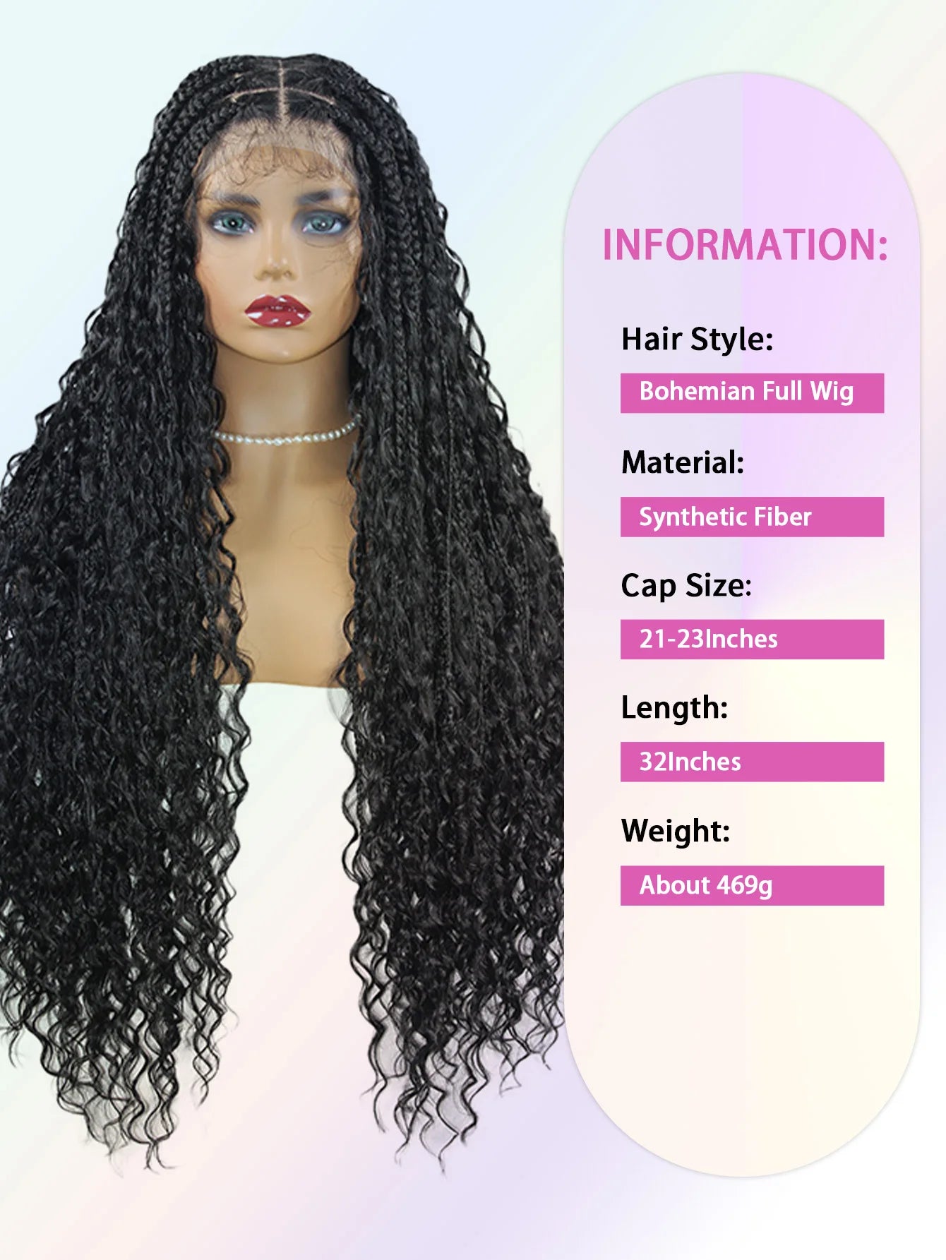 Synthetic Boho Braided Wig