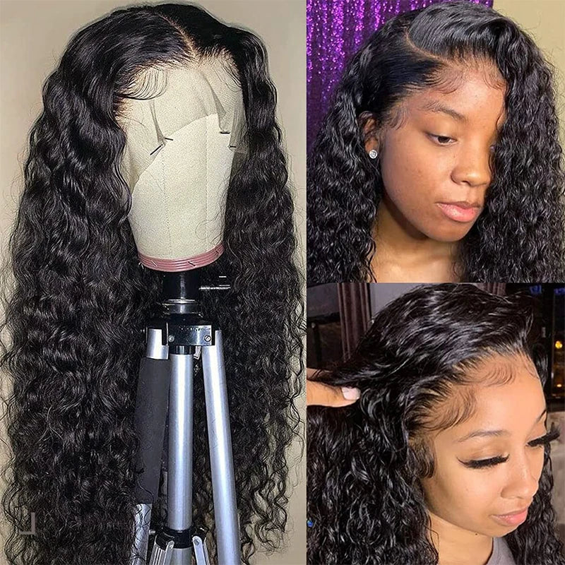 Easy Wear Curly Water Wave Wigs
