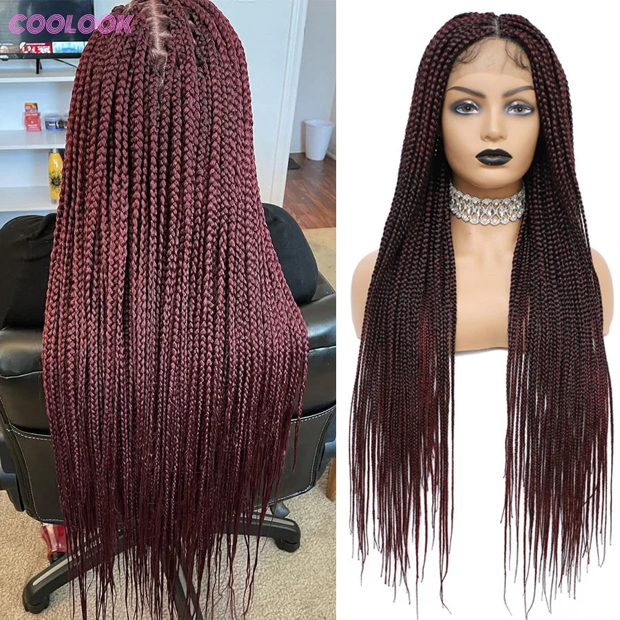 Small Square Knotless Braid Wig