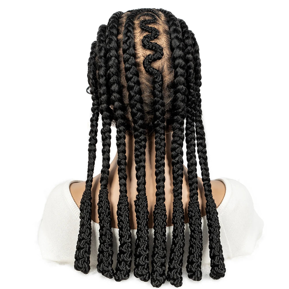 Bantu Full Lace Cornrow Braided Wigs