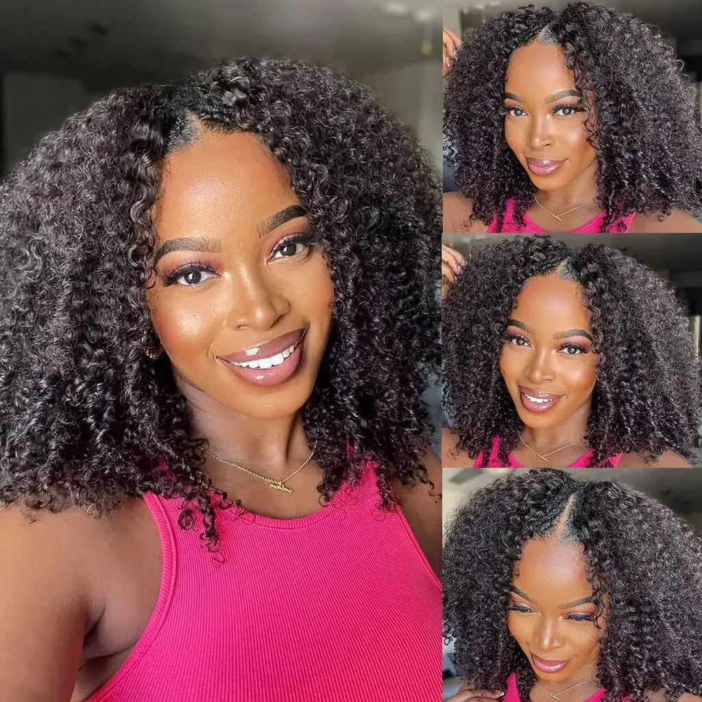 Silkwave V Part Kinky Curly Wig
